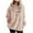 Pink, variant on Cmfcve Plus Size Christmas Hoodie for Woman Xmas Print Double Faced Fleece Holiday Sweatshirt Top Long Sleeve Drawstring Pullover Sweater with Pocket
