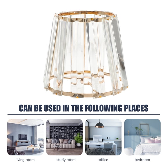 Transparent Glass Lampshade Shades for Hotel Household Lampshades Table Replacement