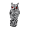 thumbnail image 2 of Koolsoo Outdoor Decor Owl Bird Sculpture Scarecrow Protector Resin 14cmx41cm, 2 of 9