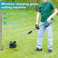 Ruanlalo 9 Inch Electric Weed Mower Cordless Trimmer, Retractable Home