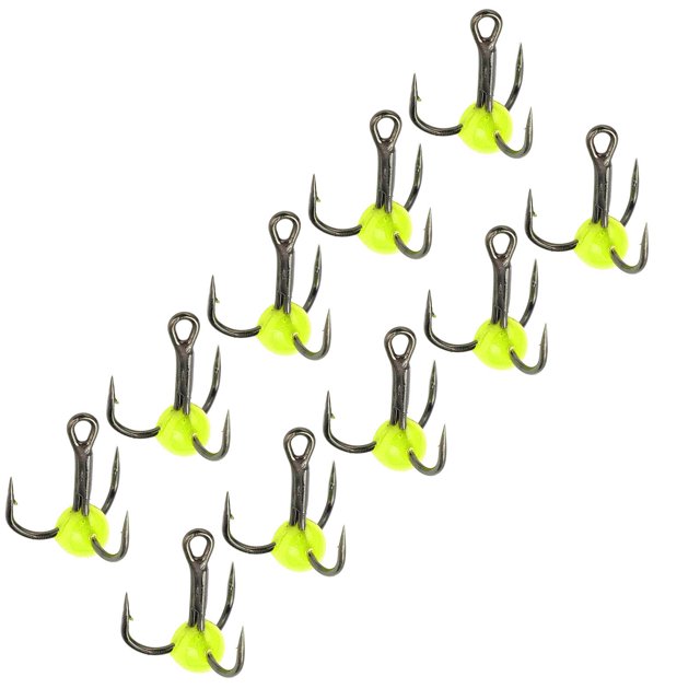 Anzuelo de pesca Ticfox triple 10 unids/set accesorios meticulosamente diseñados