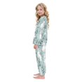 thumbnail image 4 of Fluffy Pajamas Set Fuzzy Winter Warm Pj Sets Pullover Tops and Long Pants White Rabbits Pattern X-Large, 4 of 8