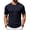 Navy, variant on WIZUTIZ Mens Textured T-Shirts Lightweight Casual Knit Short Sleeve Crewneck Tops Summer Loose Fit Waffle Knit Pullover Tees