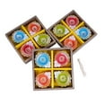 thumbnail image 3 of Arhsimvijar Pack of 12 Diya Diwali Decoration Items Multicolor, 3 of 4