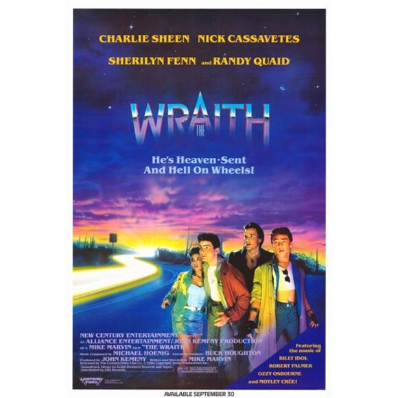 Pop Culture Graphics MOVGF1971 The Wraith Movie Poster Print, 27 x 40