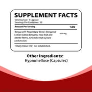 Liver Support Supplement–Supports Detox, Cleansing & Fat Metabolism – with Bergacyn FF (Bergamot & Artichoke) – 30 LiverEzy Vegan Capsules