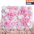 thumbnail image 6 of 12 Pcs Rose Flower Wall Panels Artificial Silk Wedding Party Home Floral Background Photography Venue Decor, 6 of 14