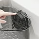 thumbnail image 4 of Organizador de esquina de fregadero con ventosa | Plástico transparente, soporte de esponja de drenaje rápido, montaje fuerte extraíble, multiusos para cocina o baño, almacenamiento que ahorra, 4 of 6