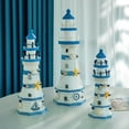 thumbnail image 5 of AQITTI Christmas Supplies Wooden Decoration with Lights Tabletop Centerpiece Decorative tower Light Beach Themed Sculpture Indoor Outdoor Wood Decor for Mantel Table Christmas Decorations, 5 of 6