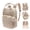 Beige, variant on Toorise Diaper Bag Backpack Stylish Baby Diaper Bag Waterproof Travel Backpack with Changing Pad Stroller Strap Insulated Pockets