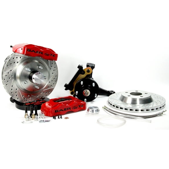 Baer Brakes 4301397B 13" Track4 Front Brake Kit, Black, SDZ, Std. Studs