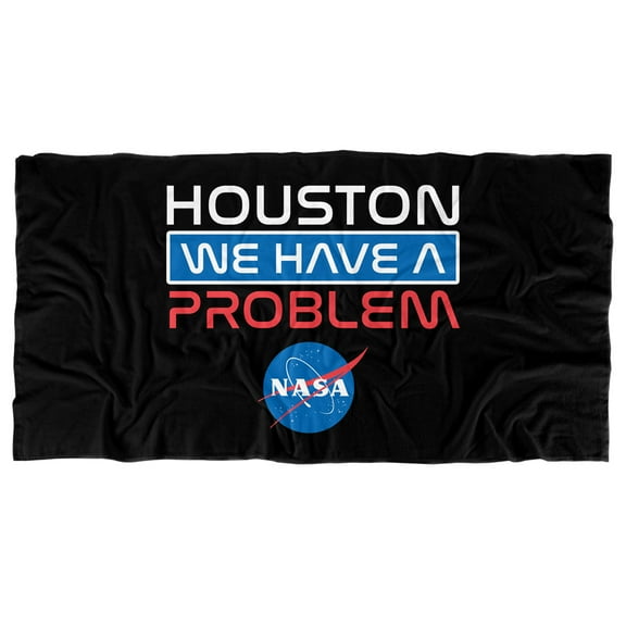 NASA Houston We Have A Problem Officially Licensed Beach Towel 30' X 60'