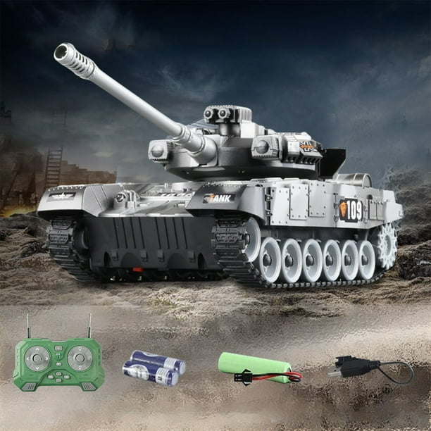 Remote Control Tank For Boys Tank With Effect Lights Realistic Sounds Battles Tank Toy Great Gift Toy For Kids
