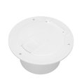 thumbnail image 1 of Round Hatch Cover Wire Junction Box UV Resistant Accessory for Marine Boat Yacht RV White, 1 of 5