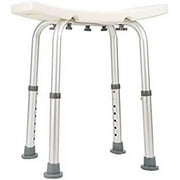 Bath Bench Shower Tub Bench without Back (white)