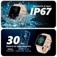 thumbnail image 3 of IOWODO Smart Watch for Women Men, 1.85" HD Fitness Tracker with Bluetooth Calls, 120 Sport Modes, IP68 Waterproof, Android iPhone, Pink, 3 of 11
