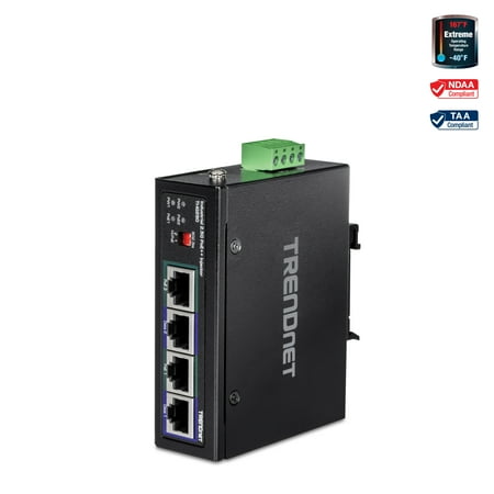 UPC: 0710931162301 | TRENDnet TI-IG290  95W 2-Port Industrial 2.5G PoE++ Injector
