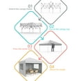 thumbnail image 2 of WildBreak Pop-up Canopy Tent, 10 x 10 feet, with 3 Sidewalls, White, 2 of 7