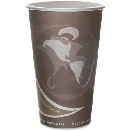 Eco-Products PCF Hot Cups, 16 Oz, Purple, Pack Of 1,000