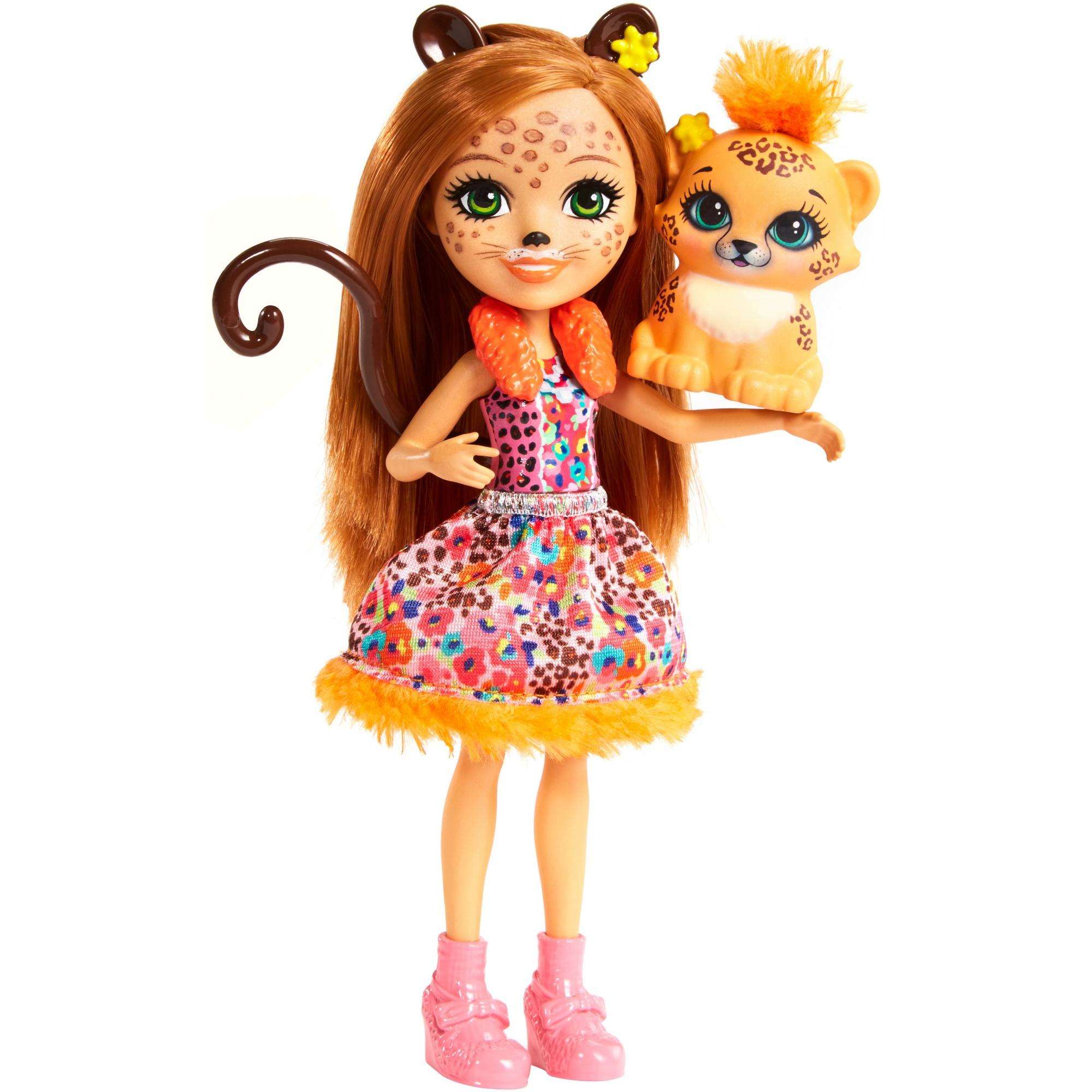 Enchantimals Cherish Cheetah Doll & Quick-Quick Cheetah Friend Figures - image 3 of 6
