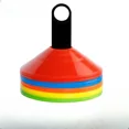 thumbnail image 4 of 20 piezas/lote de conos de disco para entrenamiento de fútbol y deportes al aire libre, marcador de espacio para pista de patinaje en línea, señal de seguridad para agilidad y velocidad, 4 of 5