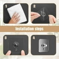 thumbnail image 3 of Drill Free Adhesive Hooks,Upgraded Picture Hangers Without Nails,Adhesive Wall Mount Screw Hooks for Hanging,Nail Free Wall Hangers for Kitchen, Bathroom (6 PCS, screw length 2.36 inch), 3 of 15