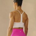 thumbnail image 2 of LEEYNEER Racerback Sports Bras Padded Y Racer Back Cropped Bras for Yoga Workout Fitness Low Impact, 2 of 6