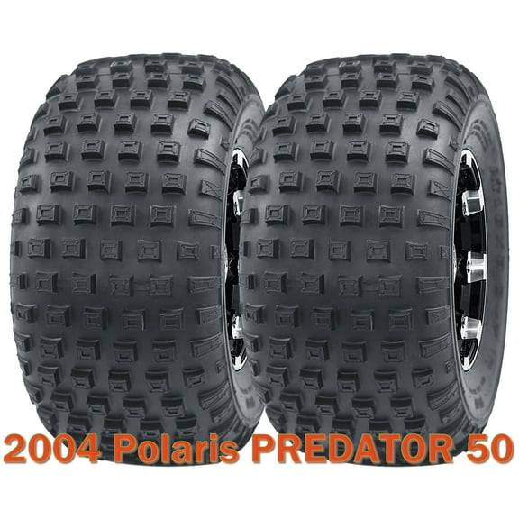 Set 2 Sport ATV tires 16x8-7 for 2004 Polaris PREDATOR 50