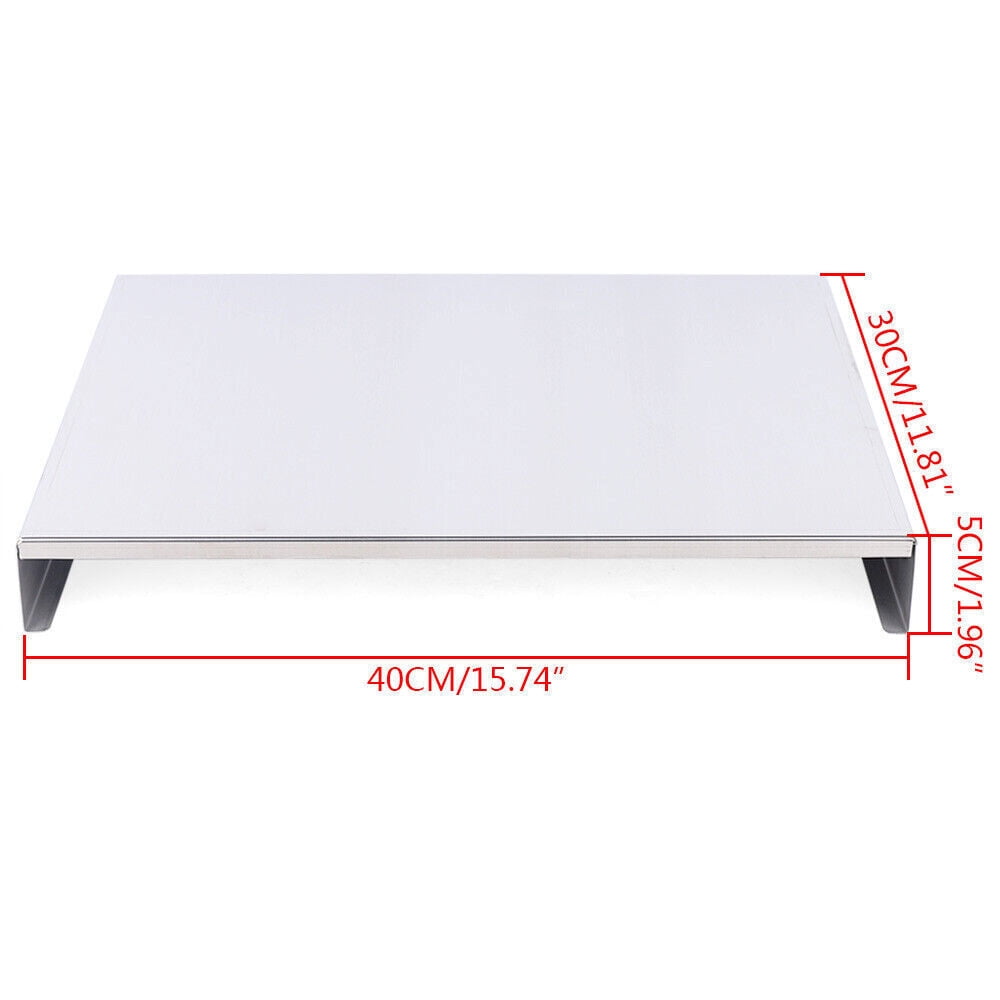 DENEST Silver Stove Top Cover Stainless Steel Gas Stove Top Protective Cover Bracket