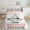 thumbnail image 1 of Erosebridal Rustic RV Car Bedding Queen Comforter Set, Camper Down Comforter, Jungle Adventure Decor, 3 Pieces, 1 of 8