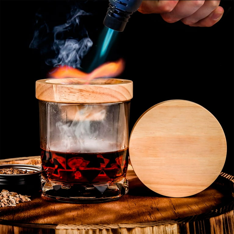Cocktail Smoker Kit 4 Flavors Wood Chips Infuser Whiskey - Temu