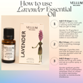 thumbnail image 3 of Vellum Wellness Lavender Essential Oil 15ml for sleep, use in aroma diffusers or natural skincare, 3 of 7