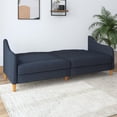 thumbnail image 4 of DHP Jasper Coil Futon, Navy Linen, 4 of 10