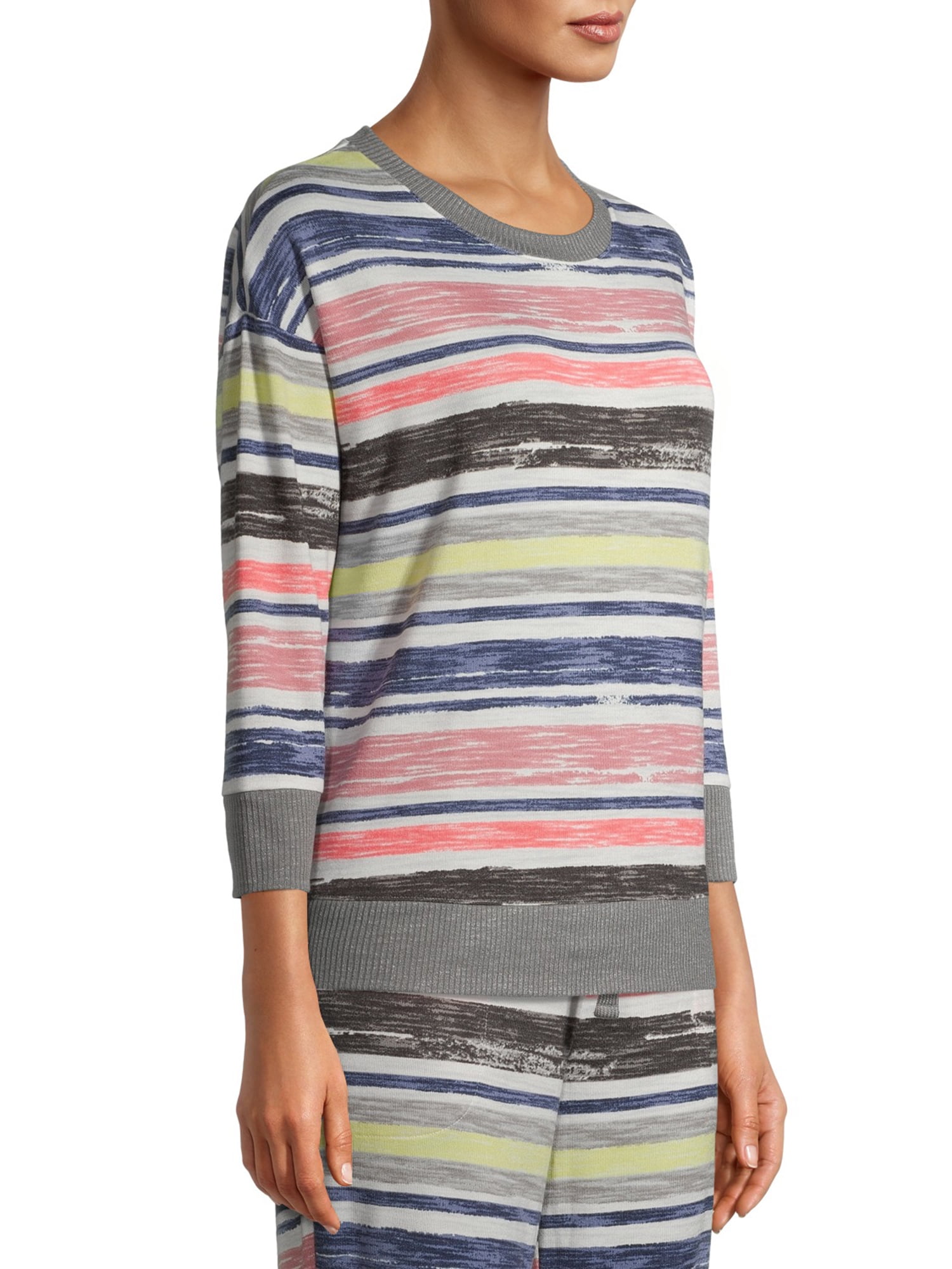 Secret Treasures Essentials Women's Stripe Hacci Top