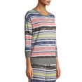 thumbnail image 4 of Secret Treasures Essentials Women's Stripe Hacci Top, 4 of 6