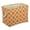 Light Orange, variant on DII Polyester Container with Handles, Lattice Storage Bin, Medium, Pumpkin Spice