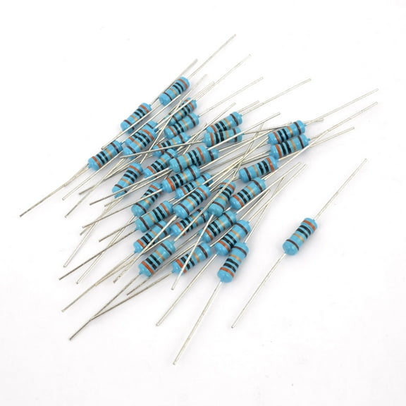 30 x 1W 1% 30 Ohm Flameproof Axial Metal Film Resistor 4mm x 10.5mm