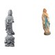 thumbnail image 1 of Estatua De La Bendita María Guan Yin, Obra De Arte Decorativa De Resina Coleccionable, Budista Y Cristiana, Para Interiores, Pasillos, Dormitorios, Oficinas, Automóviles Y Escritorios., 1 of 8