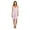 Pink, variant on Women's Poly Cotton Sleeveless Nightgown Chemise