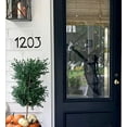 thumbnail image 5 of 6 Inch NACH Floating Mount Shadow House Address Number For Outside or Inside, Metal Modern House Numbers For Mailbox, Front Door, Maximum Rust Protection, Black Aluminum, Number 3, HH-SDW6-BLK-3, 5 of 5