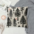 thumbnail image 2 of Nawypu  Pine Tree Forest White Geometry Throw Pillow Case Cushion Cover Home Sofa Decorative, 2 of 5