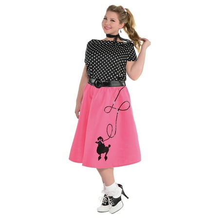 50s Flair Adult Costume - Plus Size 2X