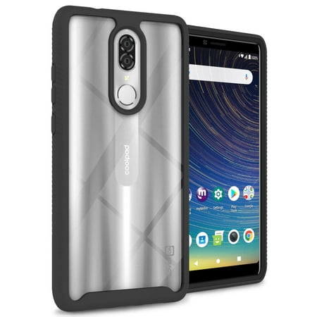 CoverON Coolpad Legacy (2019 6.36 inch Metro T-Mobile) Case Heavy Duty Full Body Slim Fit Shockproof Clear Phone Cover - EOS