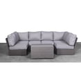 thumbnail image 2 of Living Source International 7-Piece Outdoor Set with Cushions in Gray, 2 of 5