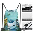 thumbnail image 5 of The Octonauts Drawstring Backpack Simple Sports Gym Bag Draw String Bags Casual Rucksack, 5 of 9