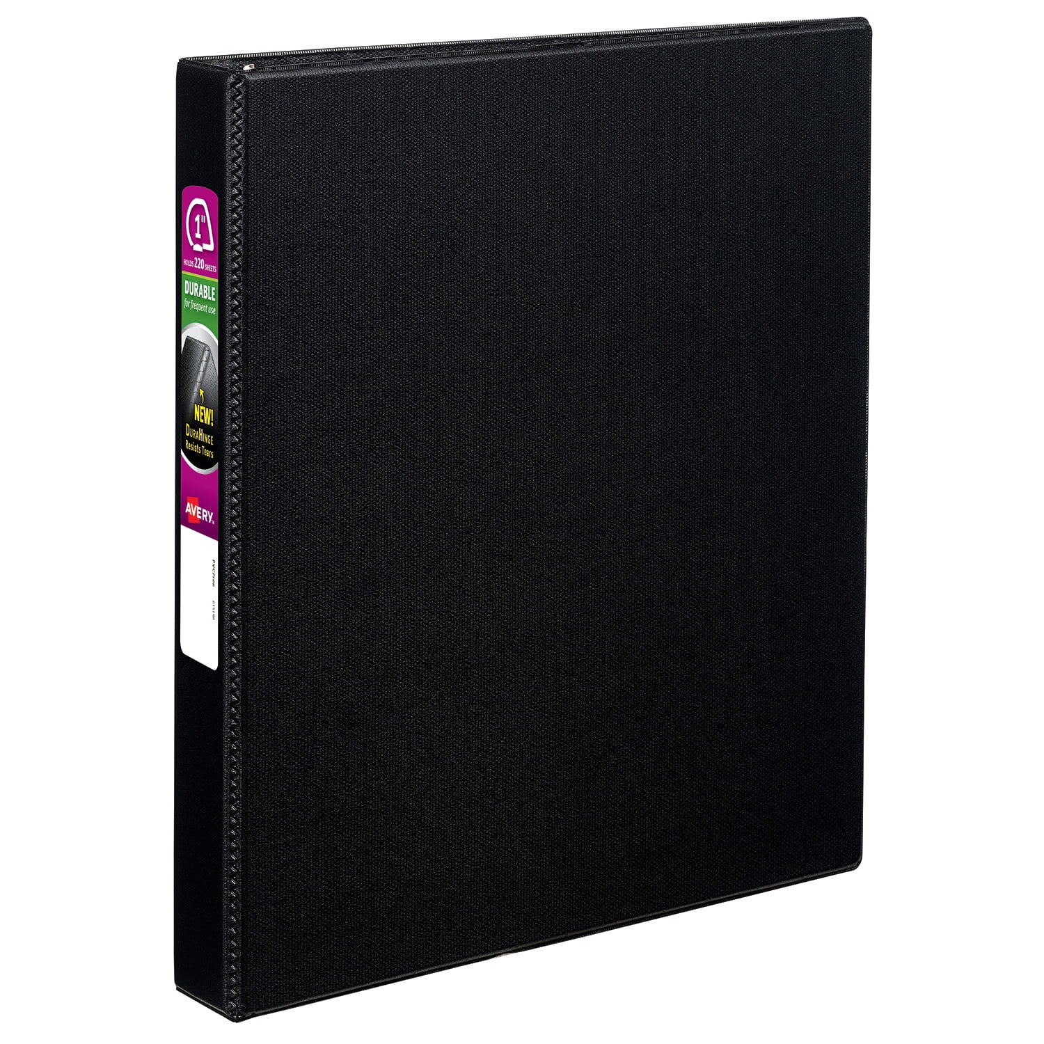 Avery Durable 3 Ring Binder, 1' One Touch EZD Rings, 1 Black Binder