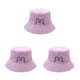 thumbnail image 4 of Qarigey Sombreros de cubo Algodón Hombres Mujeres Gorras Sombrero de pescador vintage Seaside Outdoor All-match Daily Wear Headgear Light Purple Type1 NO1 Qarigey CBP327597, 4 of 6