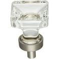 thumbnail image 5 of Jeffrey Alexander G140 Harlow 1" Square Vintage Glam Glass Cabinet Knob / Drawer Knob -, 5 of 7