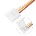 thumbnail image 2 of Uxcell 3 Pin 10mm LED Connector Kit, Include Strip to Strip Jumper, L Connector, 2 of 5