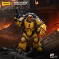 thumbnail image 4 of JoyToy Warhammer 40K: Imperial Fists Legion MkIII Despoiler Sargeant with Power Fist 1:18 Scale Figure, 4 of 7